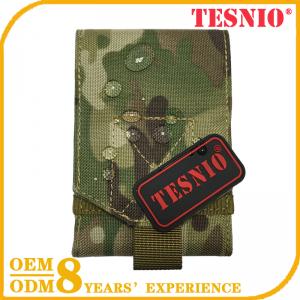 Wholesale Small Canvas Zipper System Slim Pouch TESNIO
